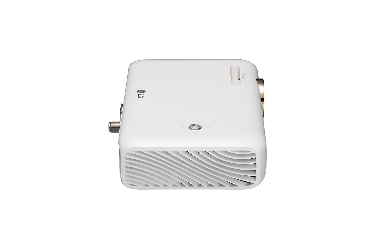 LG Proyector LED CineBeam con batería integrada, salida de sonido Bluetooth y Pantalla Compartida, PH510PG