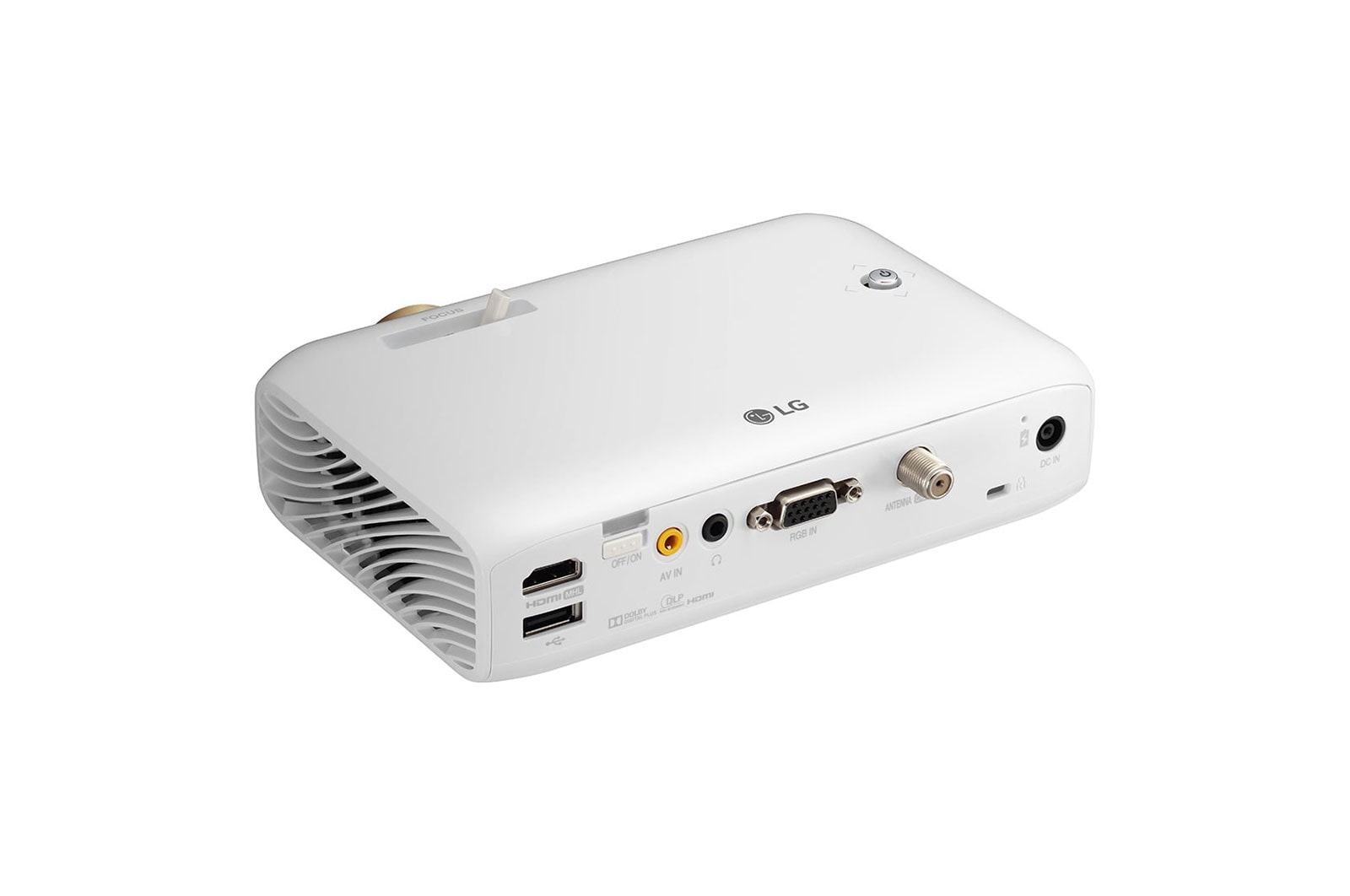 LG Proyector LED CineBeam con batería integrada, salida de sonido Bluetooth y Pantalla Compartida, PH510PG