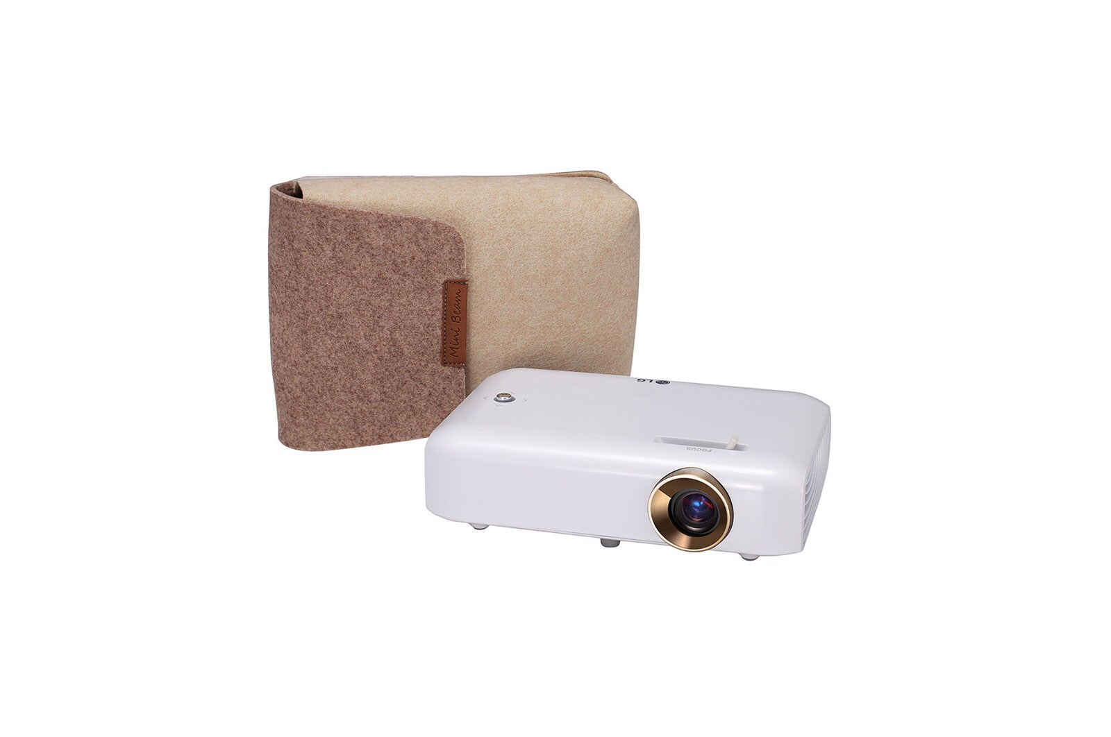 LG Proyector LED CineBeam con batería integrada, salida de sonido Bluetooth y Pantalla Compartida, PH510PG