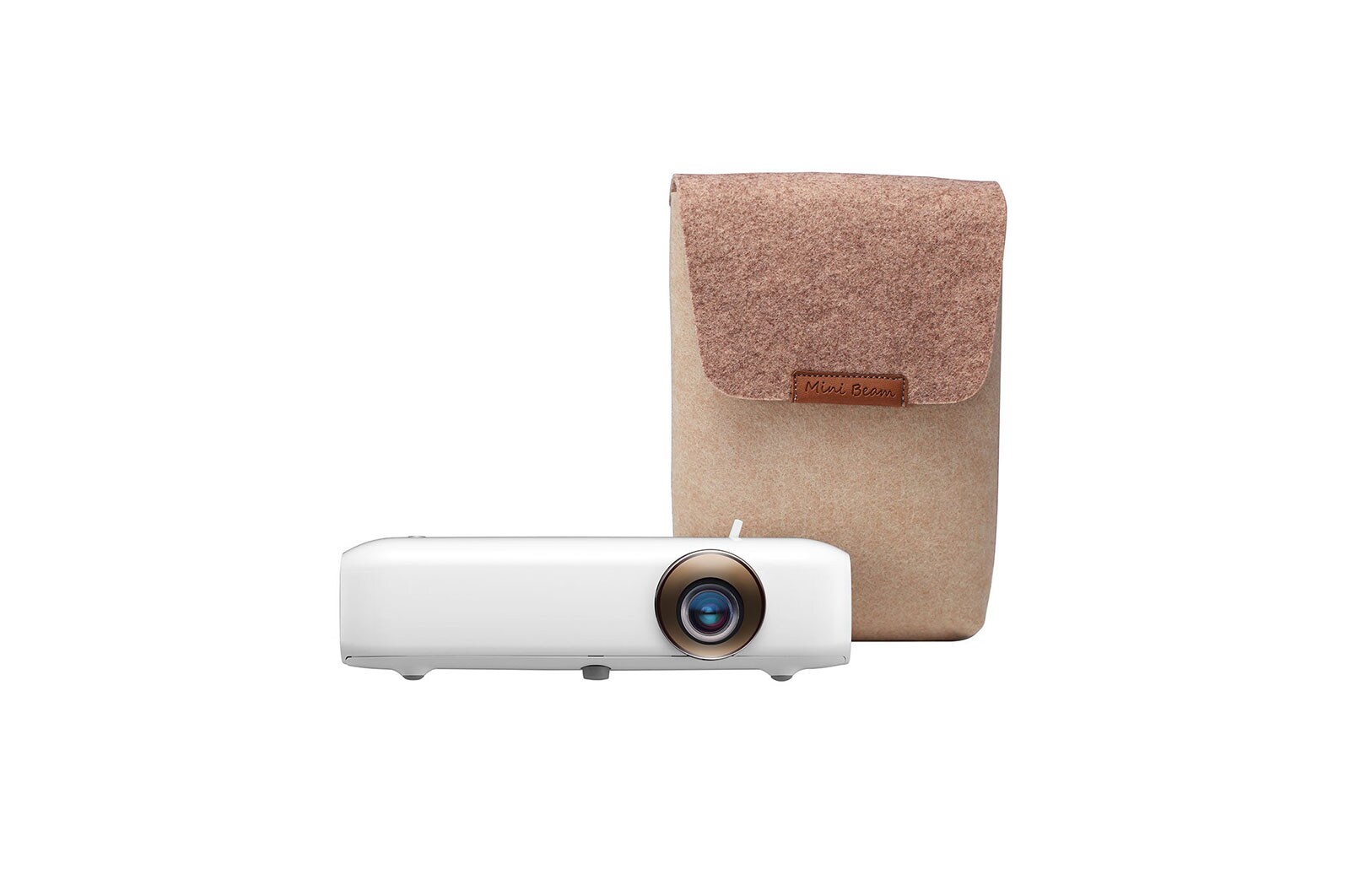 LG Proyector LED CineBeam con batería integrada, salida de sonido Bluetooth y Pantalla Compartida, PH510PG