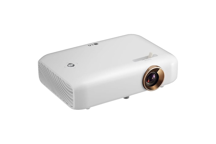 LG Proyector LED CineBeam con batería integrada, salida de sonido Bluetooth y Pantalla Compartida, PH510PG