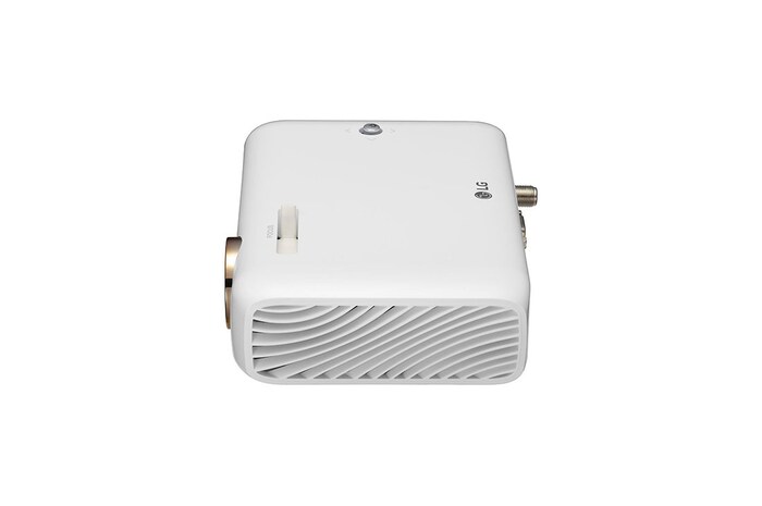 LG Proyector LED CineBeam con batería integrada, salida de sonido Bluetooth y Pantalla Compartida, PH510PG