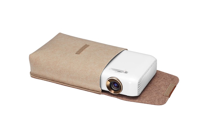 LG Proyector LED CineBeam con batería integrada, salida de sonido Bluetooth y Pantalla Compartida, PH510PG