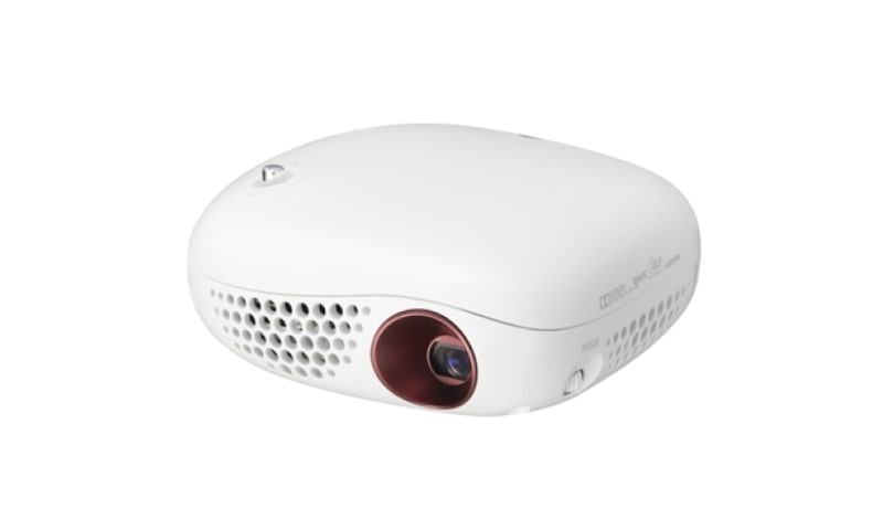 LG Proyector WVGA, con 100 lúmenes, proyección de hasta 100 pulgadas; con HDMI, USB y Miracast. Ligero y con batería integrada., PV150G