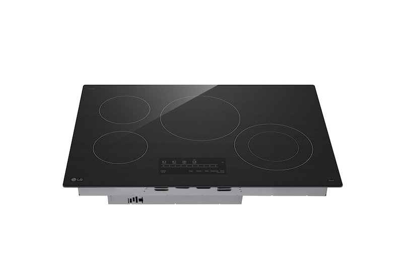 LG Cooktop Eléctrica LG 30"  Controles SmoothTouch™ con UltraHeat™, CBEW3013BE