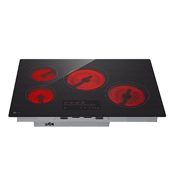 LG Cooktop Eléctrica LG 30"  Controles SmoothTouch™ con UltraHeat™, CBEW3013BE