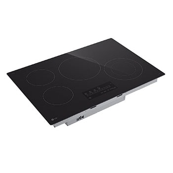 LG Cooktop Eléctrica LG 30"  Controles SmoothTouch™ con UltraHeat™, CBEW3013BE