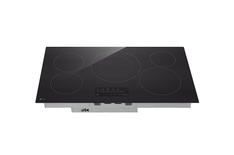 LG Cooktop Eléctrica LG 36"  Controles SmoothTouch™ con UltraHeat™, CBEW3613BE