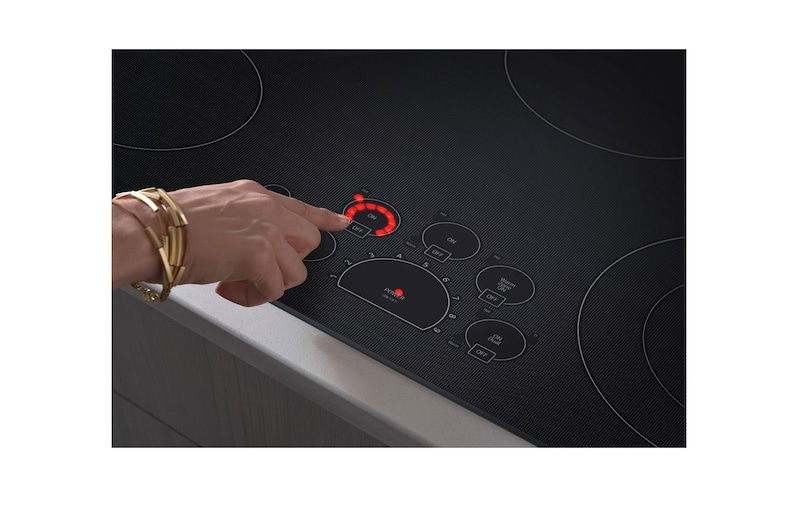 LG Cooktop Eléctrica 30" LG Studio con Controles SmoothTouch™, LCE3010SB