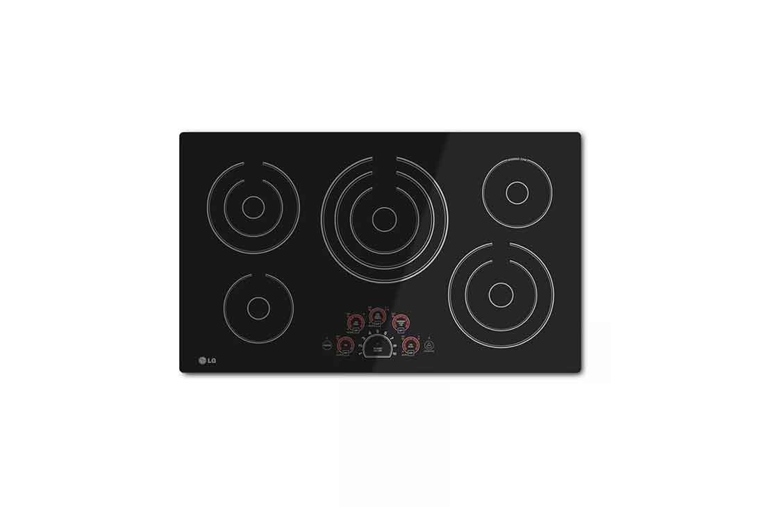 LG Cooktop Eléctrica 36" LG Studio Controles SmoothTouch™, LCE3610SB