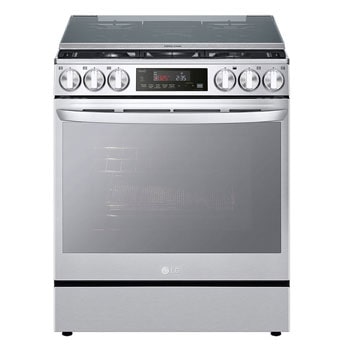 LG Estufa a Gas de 5.8 p³ LG InstaView™ + Microondas NeoChef™ Slim 1.1p Negro, LG5847MS30.BDL