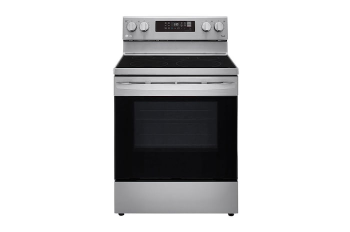 Vista frontal LG Estufa Eléctrica 6.3pᶟ, LREL6323S