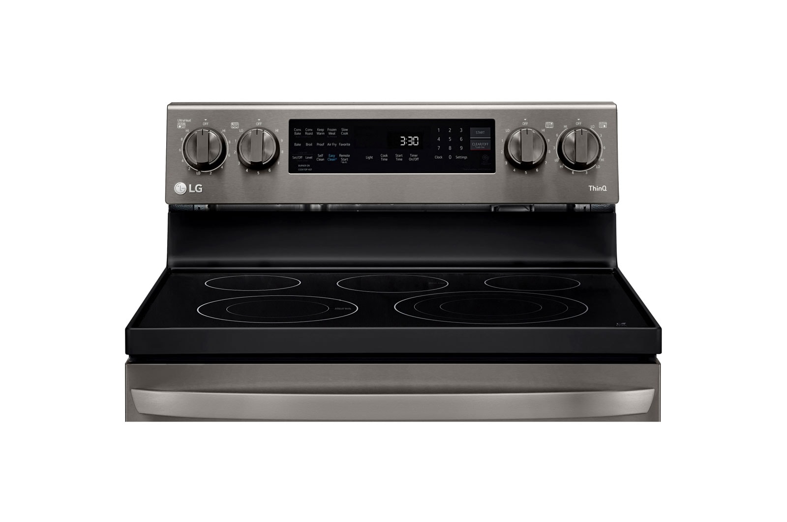 LG 6.3 pies cúbicos Inteligente con Wi-Fi Habilitado True Convection/Convección Verdadera InstaView® Rango Eléctrico con Freidora de Aire, LREL6325D
