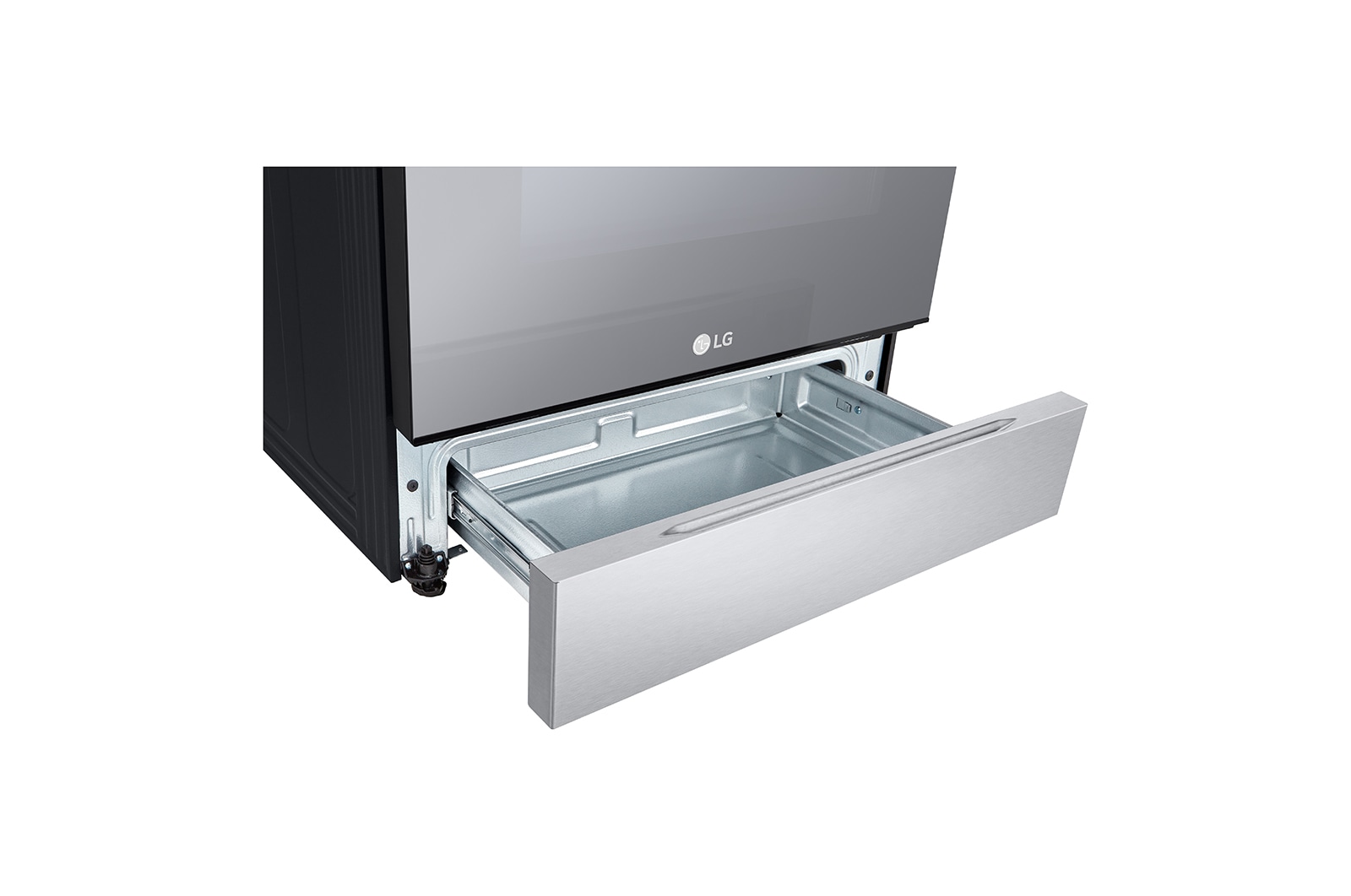bottom tray open view