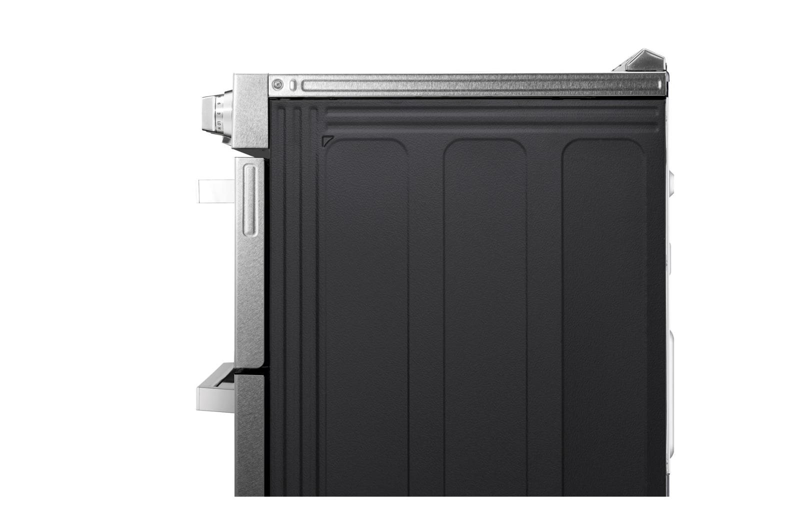 LG SIGNATURE 7.3 ft³ Horno doble eléctrico inteligente con Wi-Fi Slide-In Range (cocina deslizable) con ProBake Convection®, LUTE4619SN