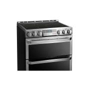 LG SIGNATURE 7.3 ft³ Horno doble eléctrico inteligente con Wi-Fi Slide-In Range (cocina deslizable) con ProBake Convection®, LUTE4619SN