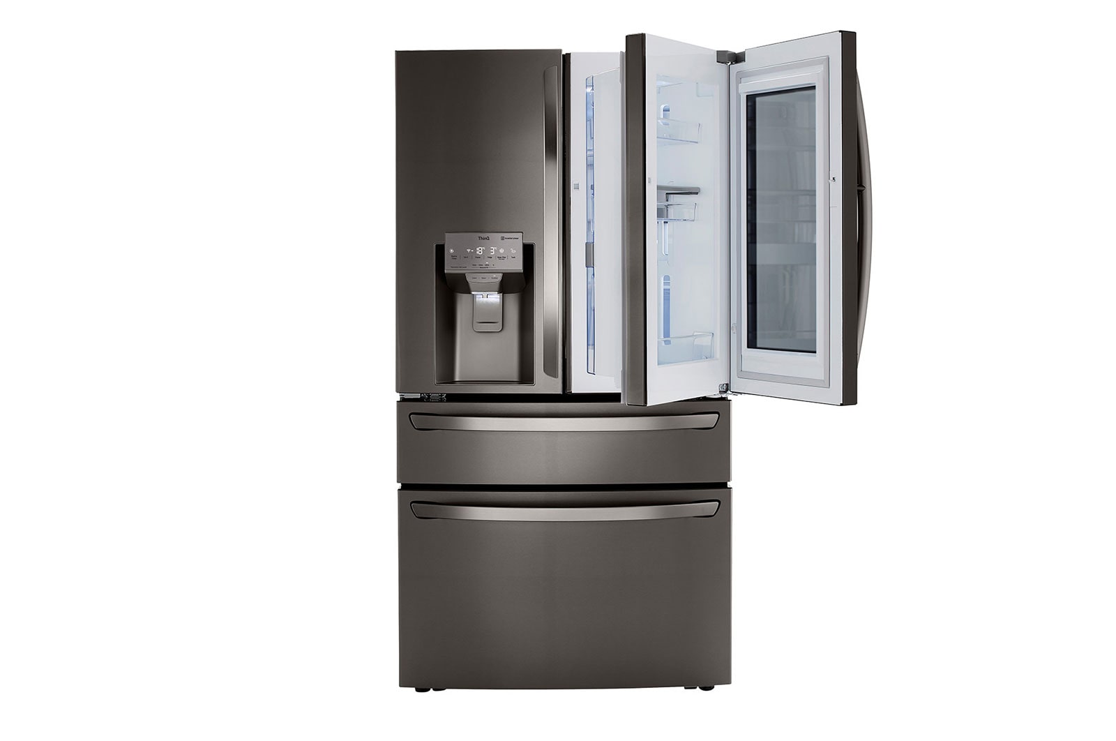 LG Refrigeradora French-Door 31pᶟ(Gross)/29.1pᶟ(Net) InstaView Door-in-Door™ Linear Inverter Craft Ice™, LM85SXD