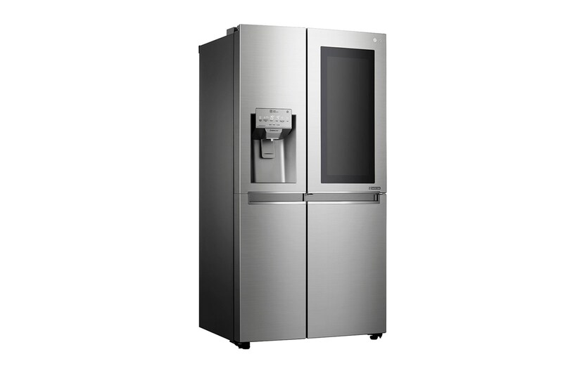 LG 24 pᶟ |InstaView™ Door-in-Door® |Side by Side |Hygiene Fresh⁺ |Compresor linear inverter |Noble Steel |ThinQ™ (Neto: 22 pᶟ), LS65SXNX