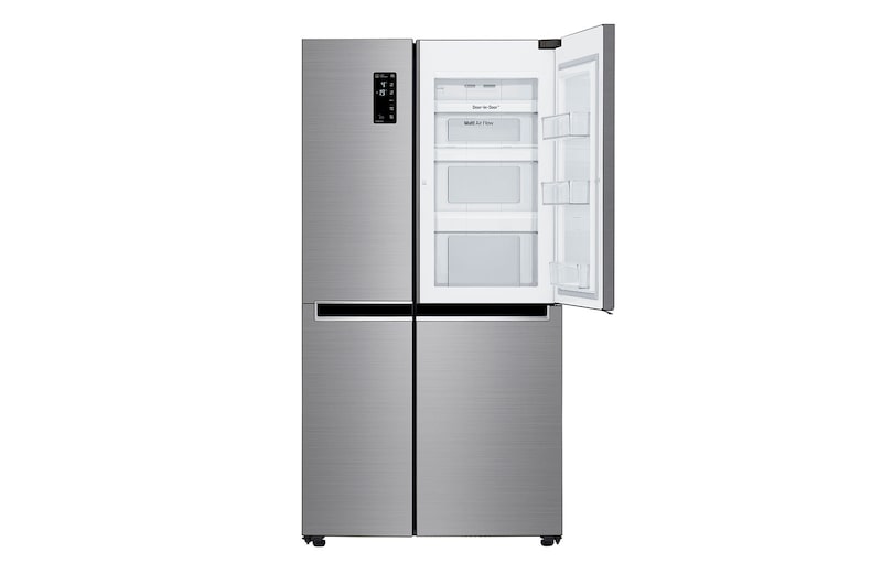 LG 31 pᶟ | Door-in-Door® | Side by Side | Multi Air Flow™ | Compresor linear inverter | Platinum Silver | ThinQ™, LS87MDP
