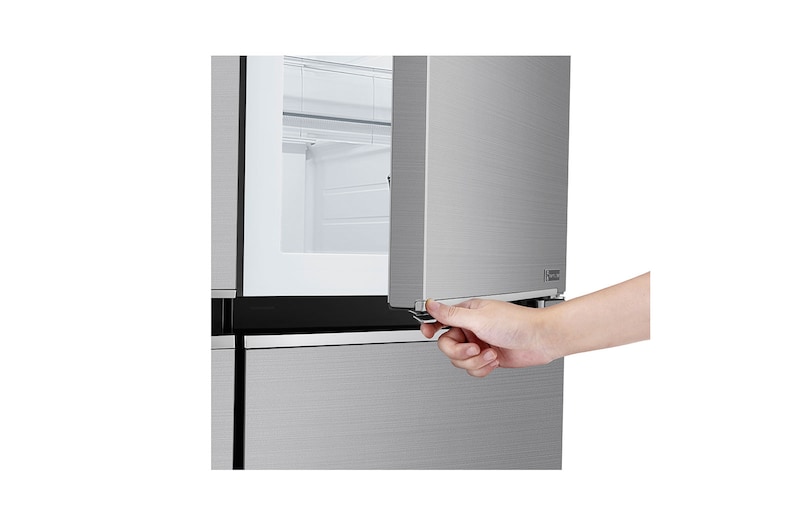 LG 31 pᶟ | Door-in-Door® | Side by Side | Multi Air Flow™ | Compresor linear inverter | Platinum Silver | ThinQ™, LS87MDP