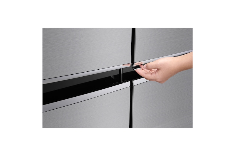 LG 31 pᶟ | Door-in-Door® | Side by Side | Multi Air Flow™ | Compresor linear inverter | Platinum Silver | ThinQ™, LS87MDP