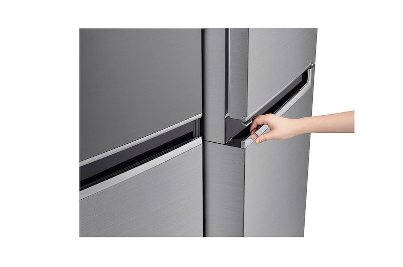 LG 31 pᶟ | Door-in-Door® | Side by Side | Multi Air Flow™ | Compresor linear inverter | Platinum Silver | ThinQ™, LS87MDP