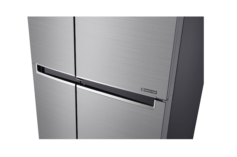 LG 31 pᶟ | Door-in-Door® | Side by Side | Multi Air Flow™ | Compresor linear inverter | Platinum Silver | ThinQ™, LS87MDP