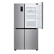 LG 31 pᶟ | Door-in-Door® | Side by Side | Multi Air Flow™ | Compresor linear inverter | Platinum Silver | ThinQ™, LS87MDP