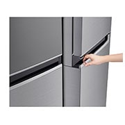 LG 31 pᶟ | Door-in-Door® | Side by Side | Multi Air Flow™ | Compresor linear inverter | Platinum Silver | ThinQ™, LS87MDP