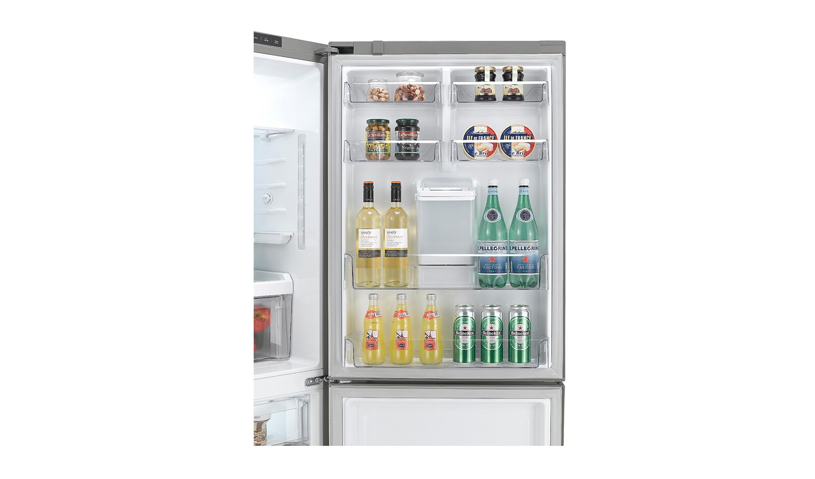 LG Refrigerador | Botton Freezer | Linear Compressor | Capacidad 18pies, GB44SVN