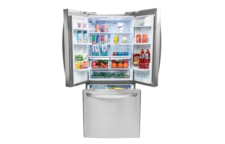 LG Refrigerador | Side By Side | Linear Compressor | Capacidad 22pies, GF22WGS