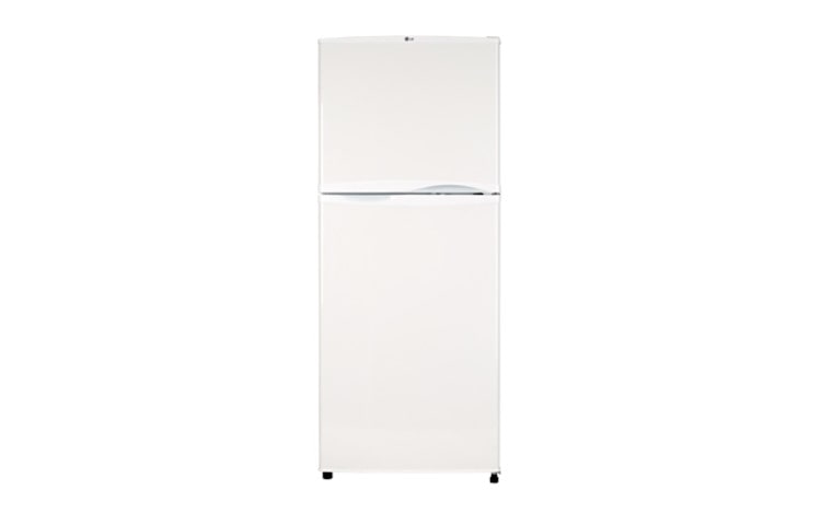 Front view of Más Frescura, y Más Ahorro de energía con los refrigeradores de la línea verde de LG GM-C322SQC