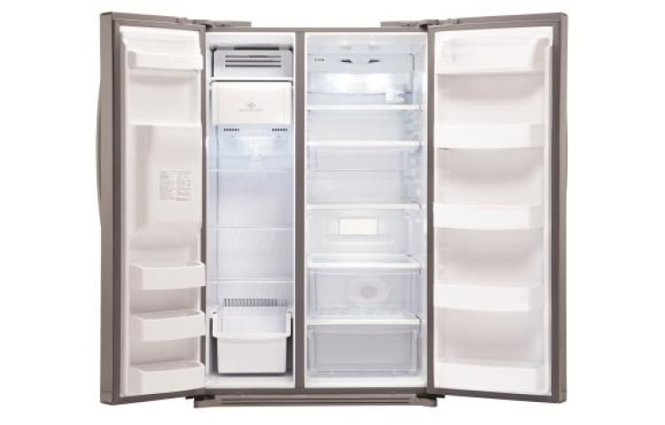 Front view of REFRIGERADRA LG DE GRAN CAPACIDAD 27 PIES CUBICOS. Disponible en Venezuela. GM-L277JSHP