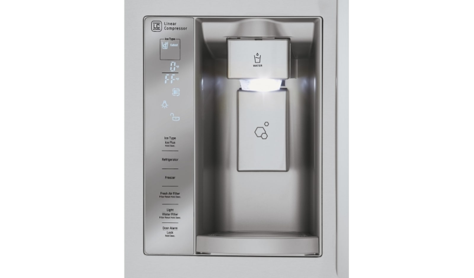 LG Refrigerador | Door in Door | Linear Compressor | Capacidad 25pies, GM63SDS