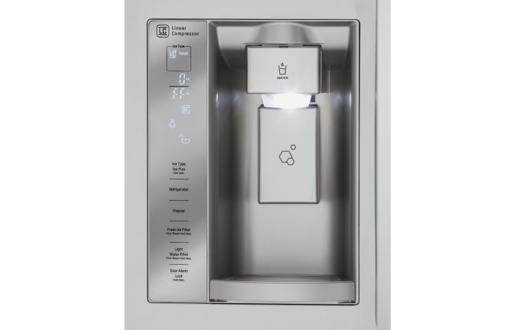 LG Refrigerador | Side By Side | Linear Compressor | Capacidad 25pies, GM63SGS