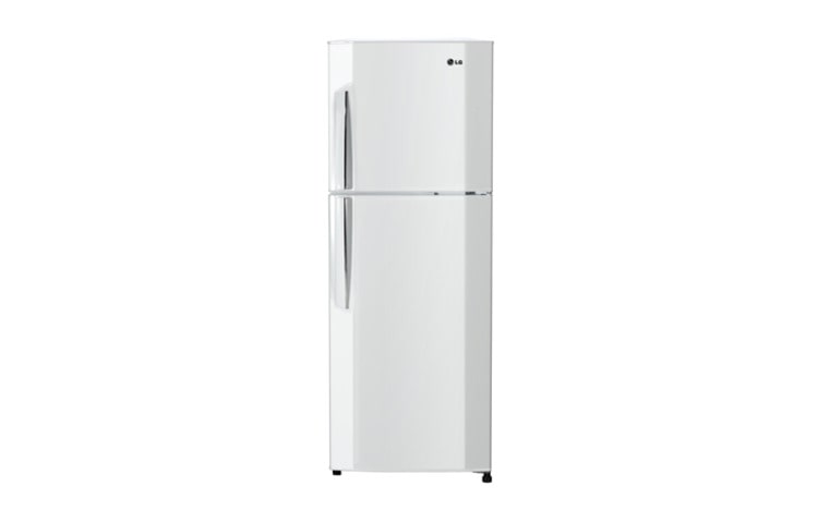 Front view of Más Frescura, y Más Ahorro de energía con los refrigeradores de la línea verde de LG GN-V232S