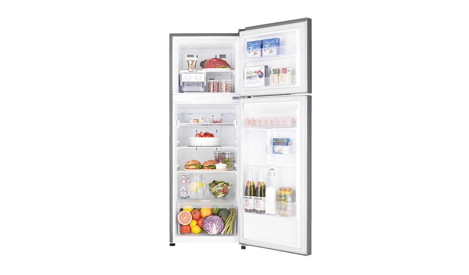 LG Refrigerador | Top Freezer | Inverter compressor | Capacidad 8pies, GT23BPP