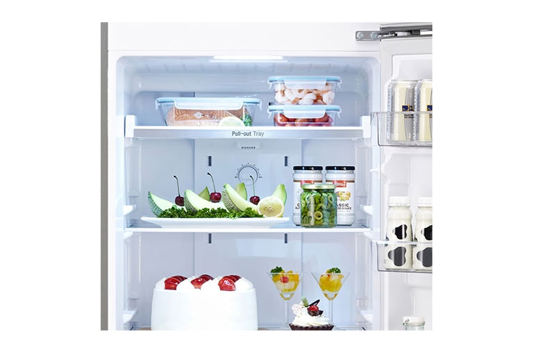 LG Refrigerador | Top Freezer | Compresor Inverter | Capacidad 11 pies, GT32BPP