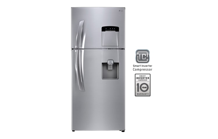 Front view of Refrigerador | Top Freezer | Inverter Compressor | Capacidad 16pies GT46HGP
