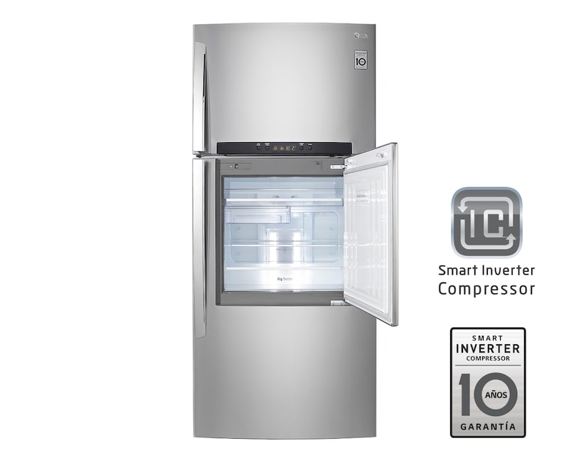 LG Refrigerador | Door in Door | Linear Compressor | Capacidad 18pies, GT50MDP