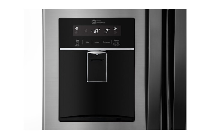 LG Refrigeradora French Door 22p³  Multi Air Flow Moist Balance Crisper™ Smart Inverter Smart Diagnosis™, LM22SGPK