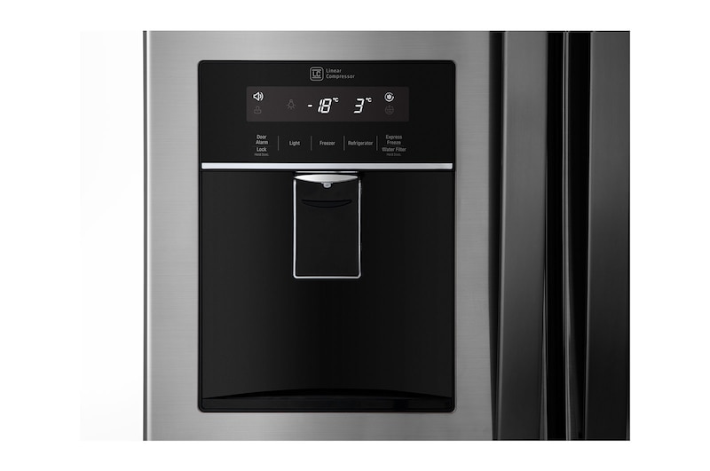 LG Refrigeradora French Door 22p³  Multi Air Flow Moist Balance Crisper™ Smart Inverter Smart Diagnosis™, LM22SGPK