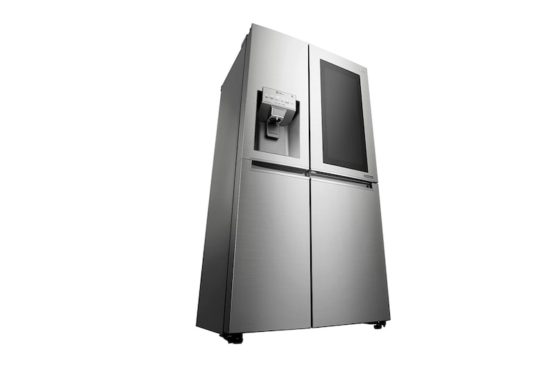 LG 24 pᶟ |InstaView™ Door-in-Door®|Side by Side |Hygiene Fresh⁺ |Compresor linear inverter |Noble Steel |ThinQ™ (Neto: 22 pᶟ), LS65SXN