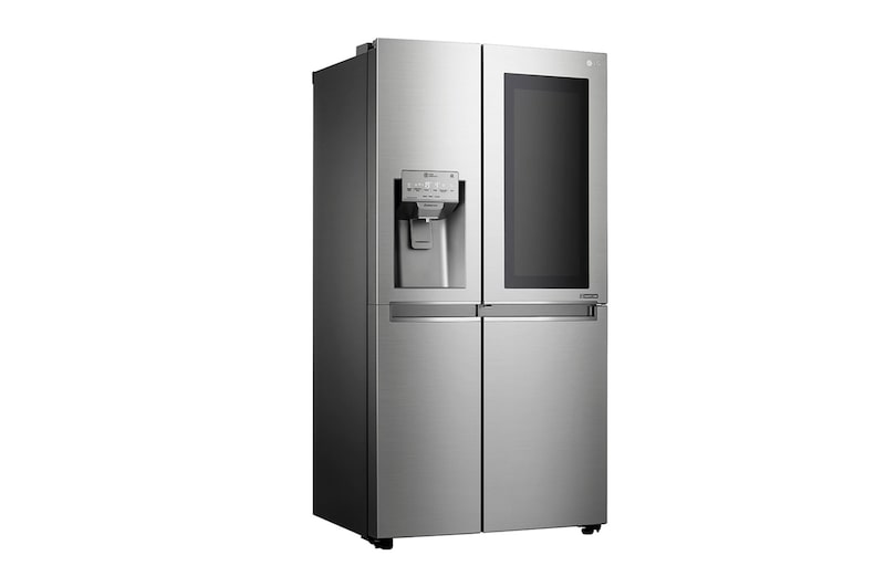 LG 24 pᶟ |InstaView™ Door-in-Door®|Side by Side |Hygiene Fresh⁺ |Compresor linear inverter |Noble Steel |ThinQ™ (Neto: 22 pᶟ), LS65SXN