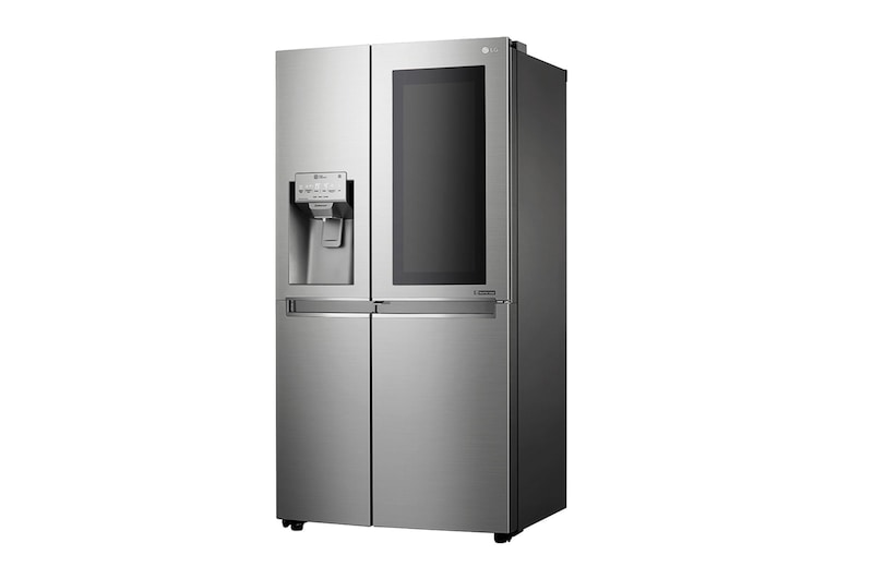 LG 24 pᶟ |InstaView™ Door-in-Door®|Side by Side |Hygiene Fresh⁺ |Compresor linear inverter |Noble Steel |ThinQ™ (Neto: 22 pᶟ), LS65SXN