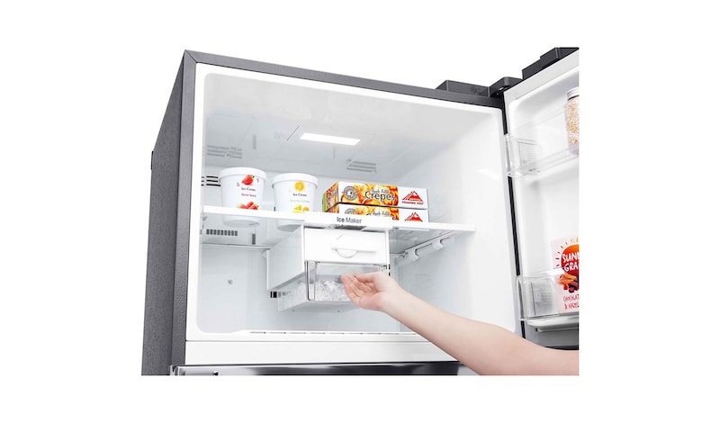 LG Refrigerador Top Freezer  | Compresor Linear inverter | Dispensador de agua | Capacidad 15 cu.ft, LT43SGP