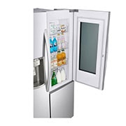 LG 28 pᶟ |InstaView™ Door-in-Door®|Side by Side |Compresor linear inverter |Acero Inoxidable |ThinQ™ (Neto: 27 pᶟ), LS74SXS