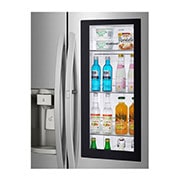 LG 28 pᶟ |InstaView™ Door-in-Door®|Side by Side |Compresor linear inverter |Acero Inoxidable |ThinQ™ (Neto: 27 pᶟ), LS74SXS