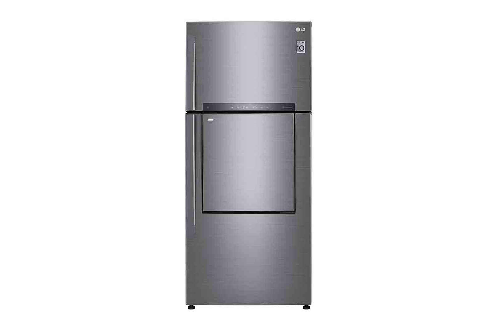 LG 19 pᶟ |Door-in-Door® |Top Freezer |Compresor linear inverter |Platinum silver |ThinQ™, LT51MDP