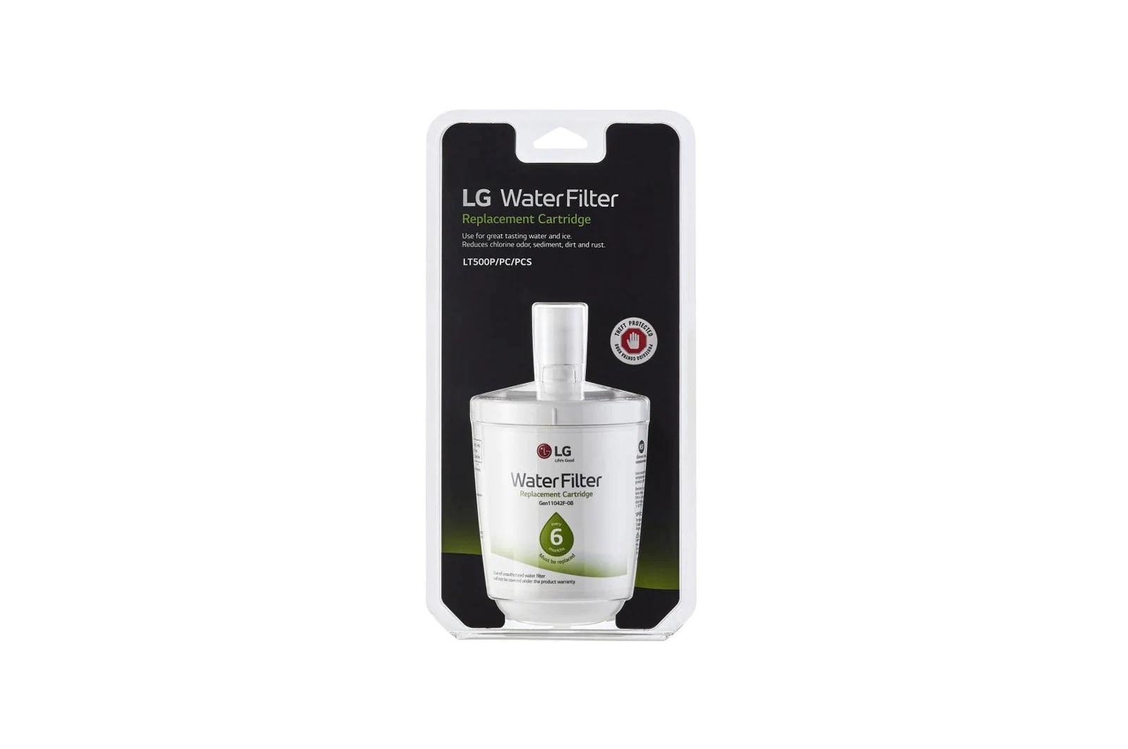 LG Filtro de agua para refrigeradores LT500P (6 meses), ADQ72910911